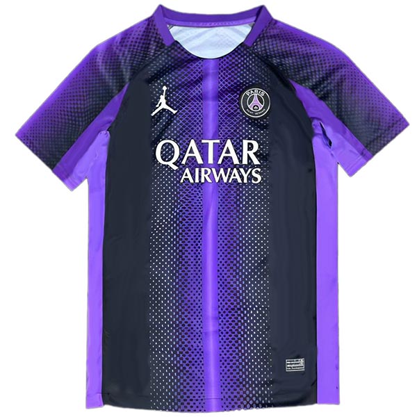 Paris saint-germain maillot de joueur spécial uniforme de football violet et noir maillot de football homme 2025-2026